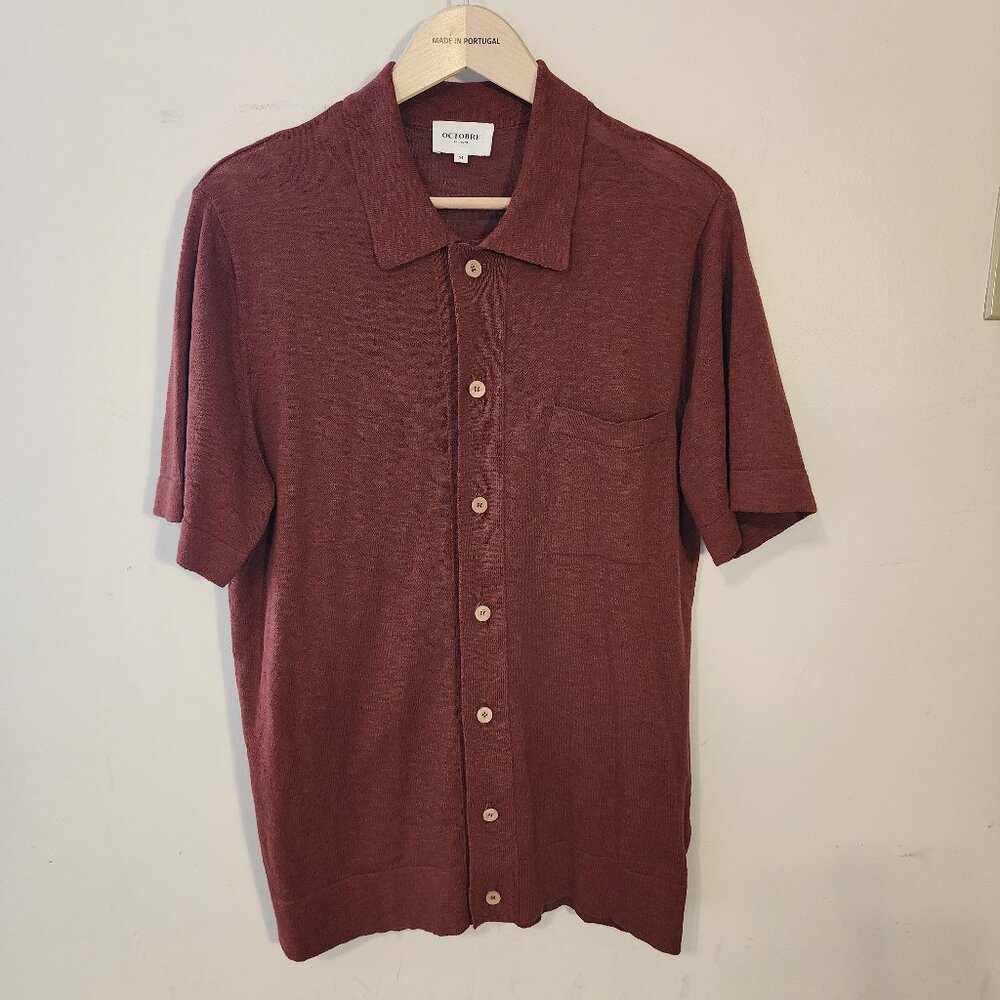 Octobre - Guilford Shirt in rust / medium